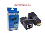 BỘ NỐI DÀI HDMI 30m Sang lan Extender 4K Cat 5e/6e - màu đen